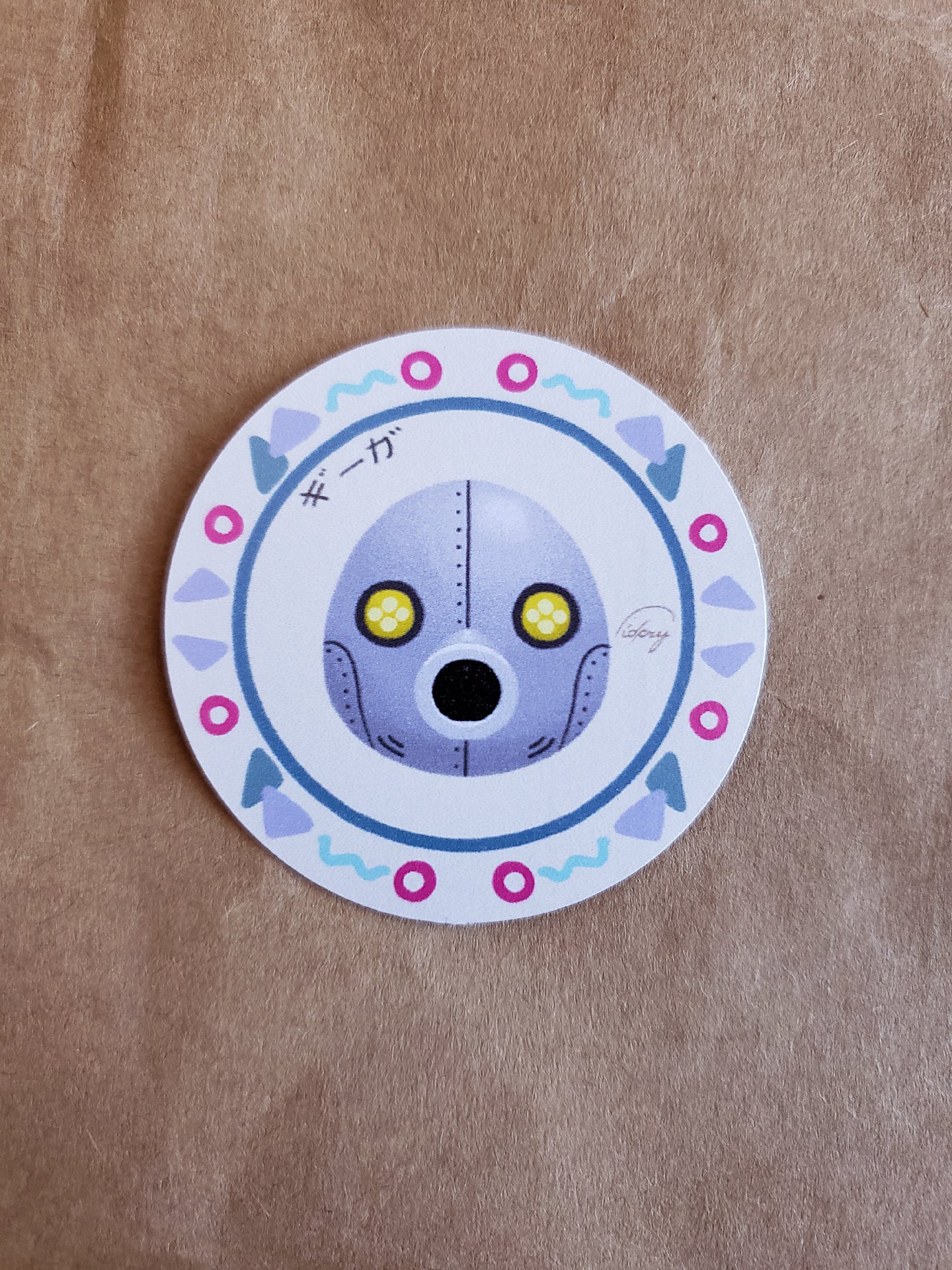ACNH Cephalobot Round Sticker