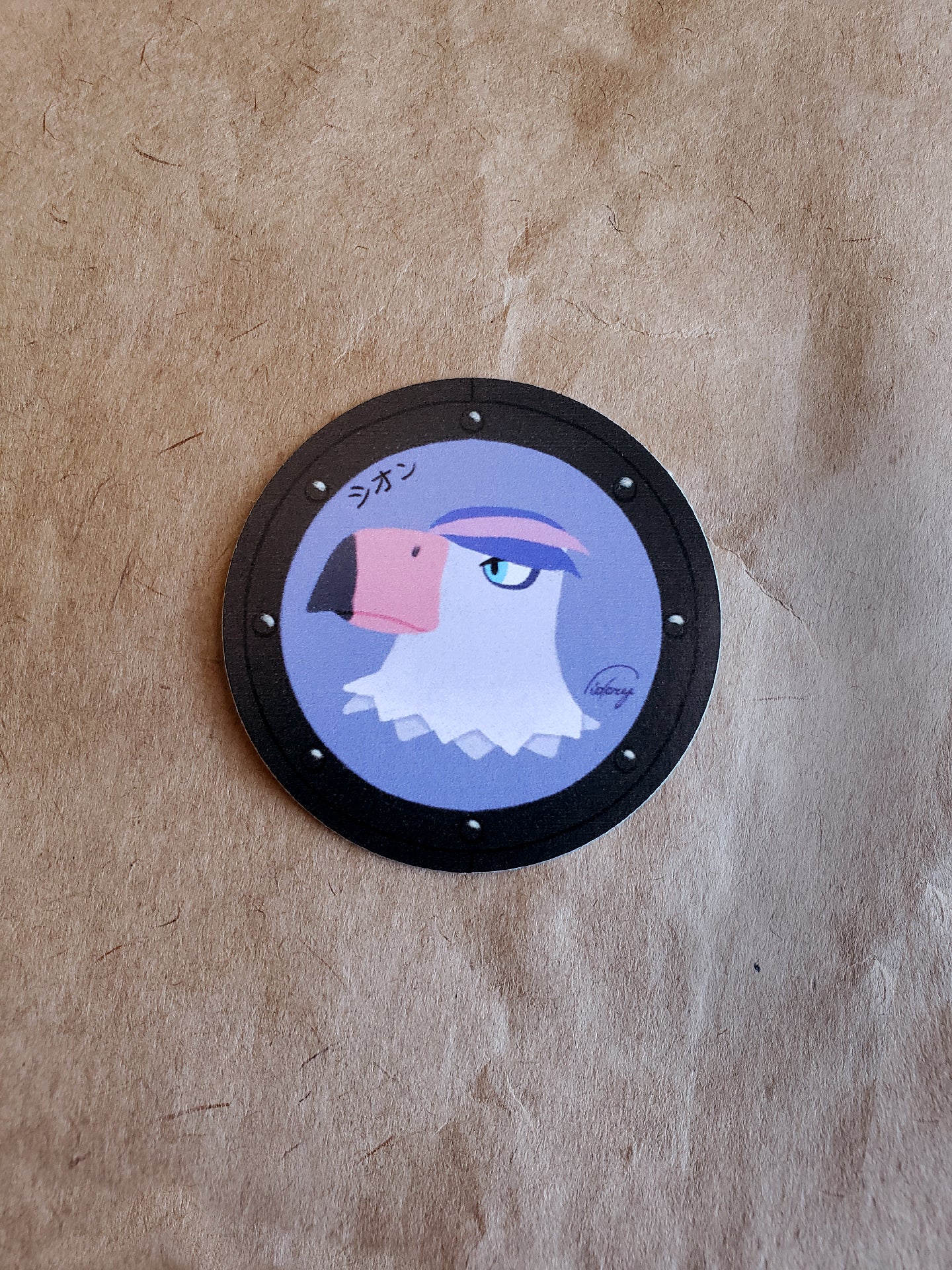 ACNH Quinn Round Sticker