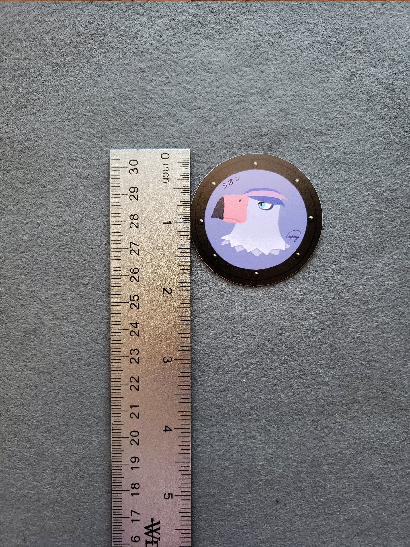 ACNH Quinn Round Sticker