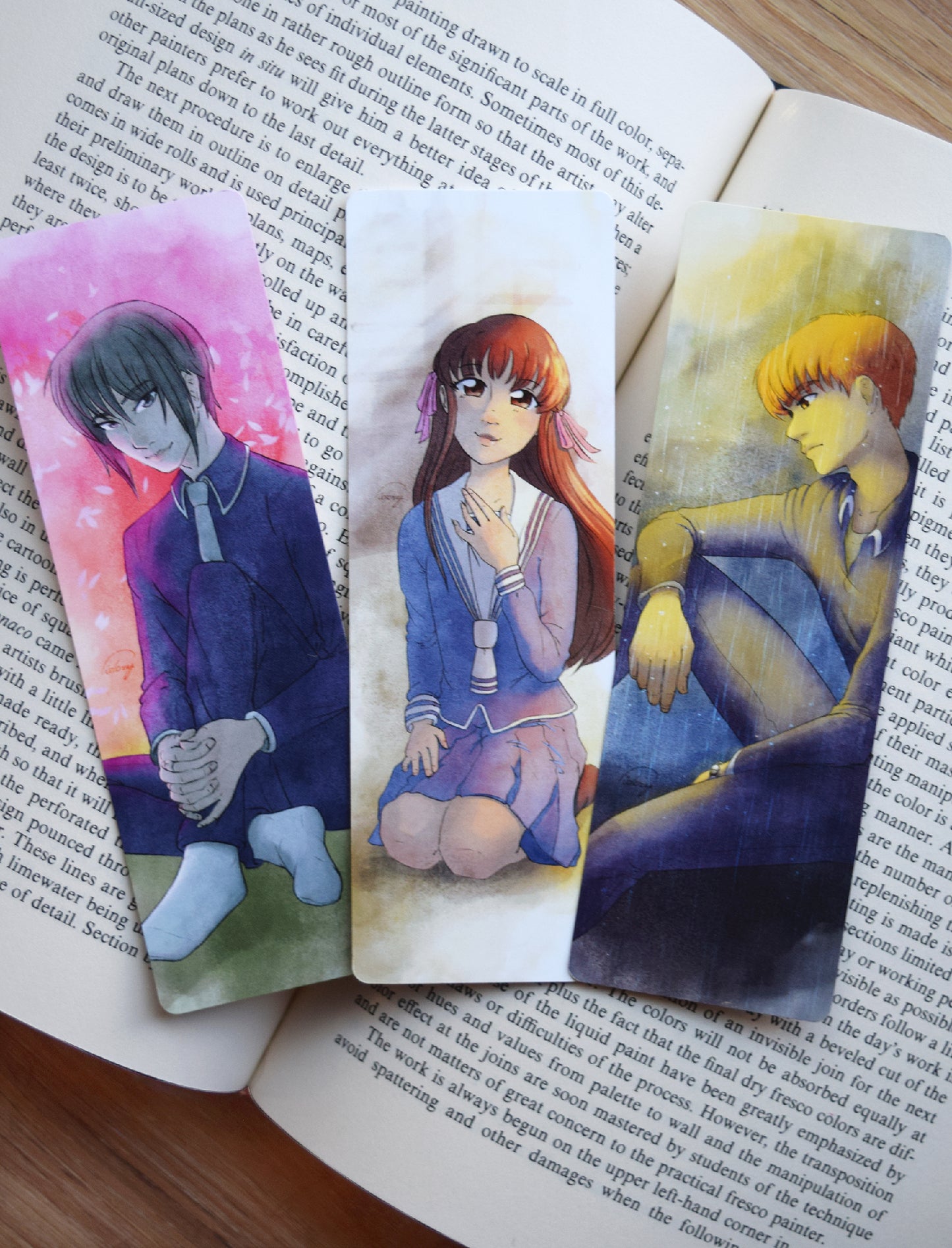 FB 3 Pack Bookmarks Tohru Yuki Kyo