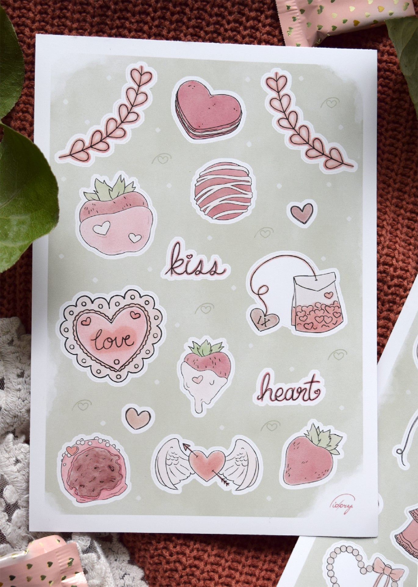 Lolita Love Core Sticker Sheet Duo
