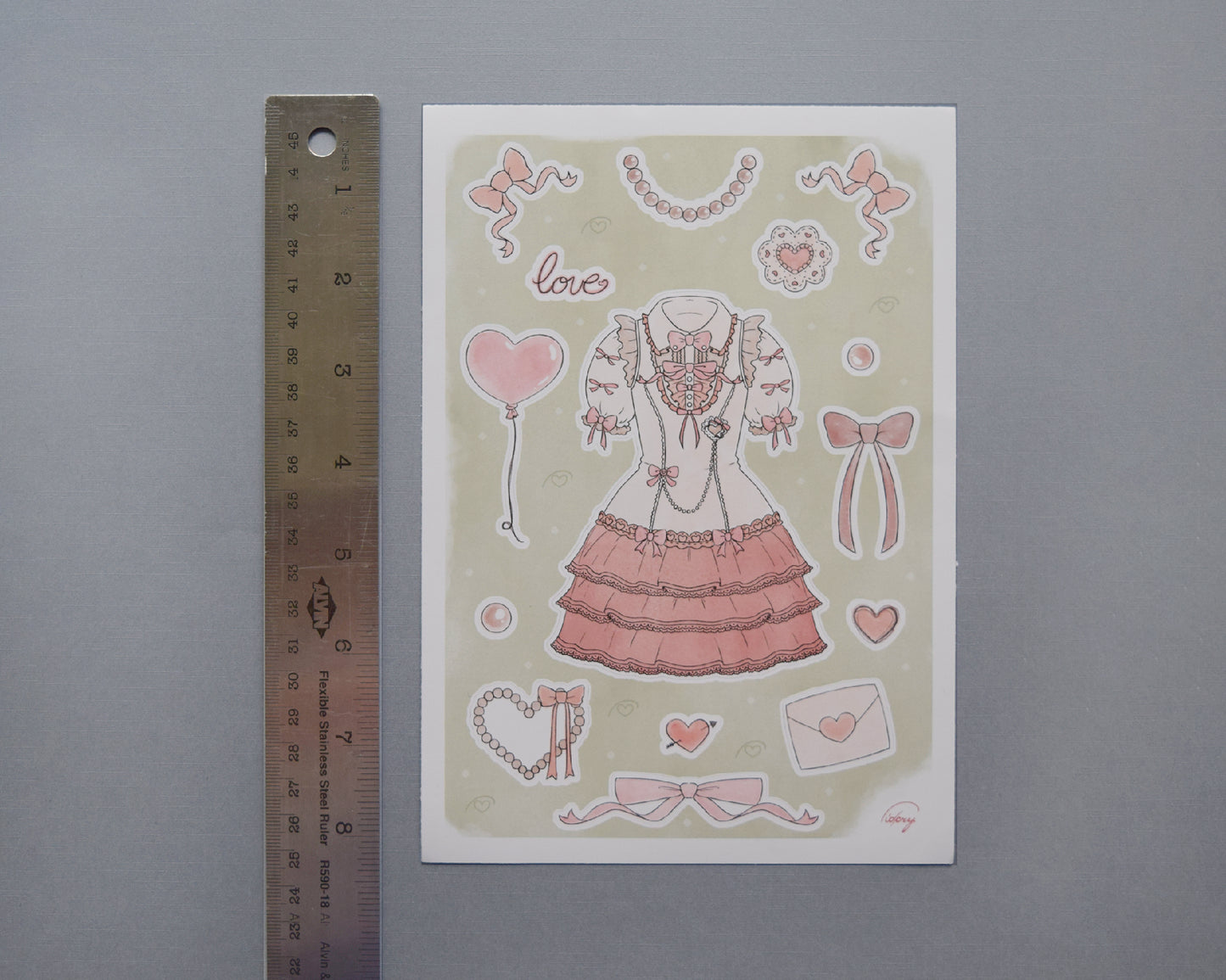 Lolita Love Core Sticker Sheet Duo