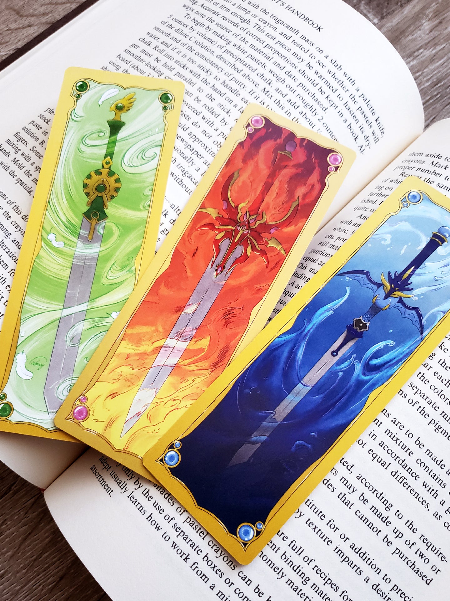 Magic Knight Rayearth 3 Pack Bookmarks