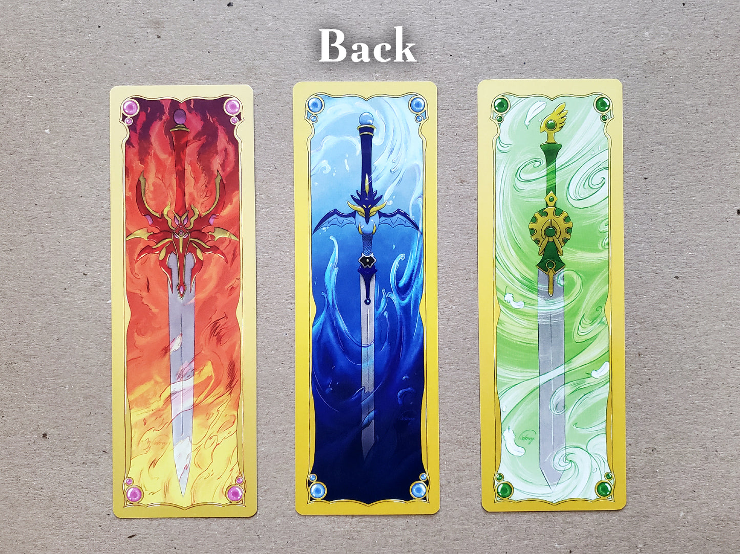 Magic Knight Rayearth 3 Pack Bookmarks