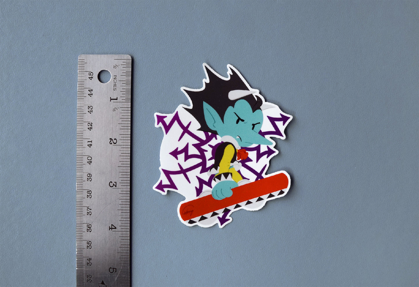 SBK2 Damien Vinyl Sticker