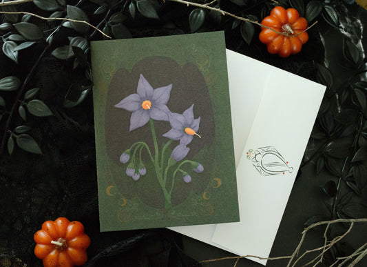 Nightshade Greeting Card