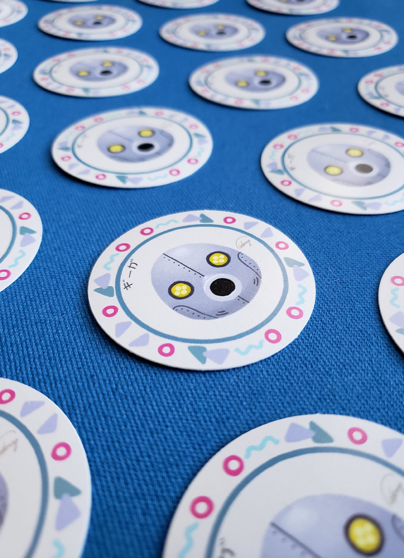 ACNH Cephalobot Round Sticker