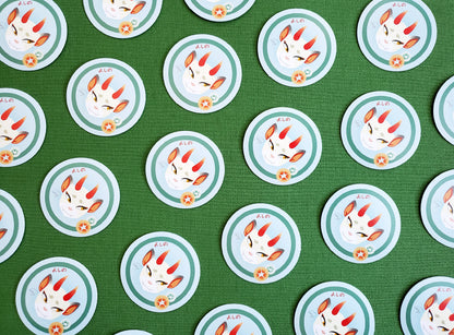 ACNH Shino Round Sticker