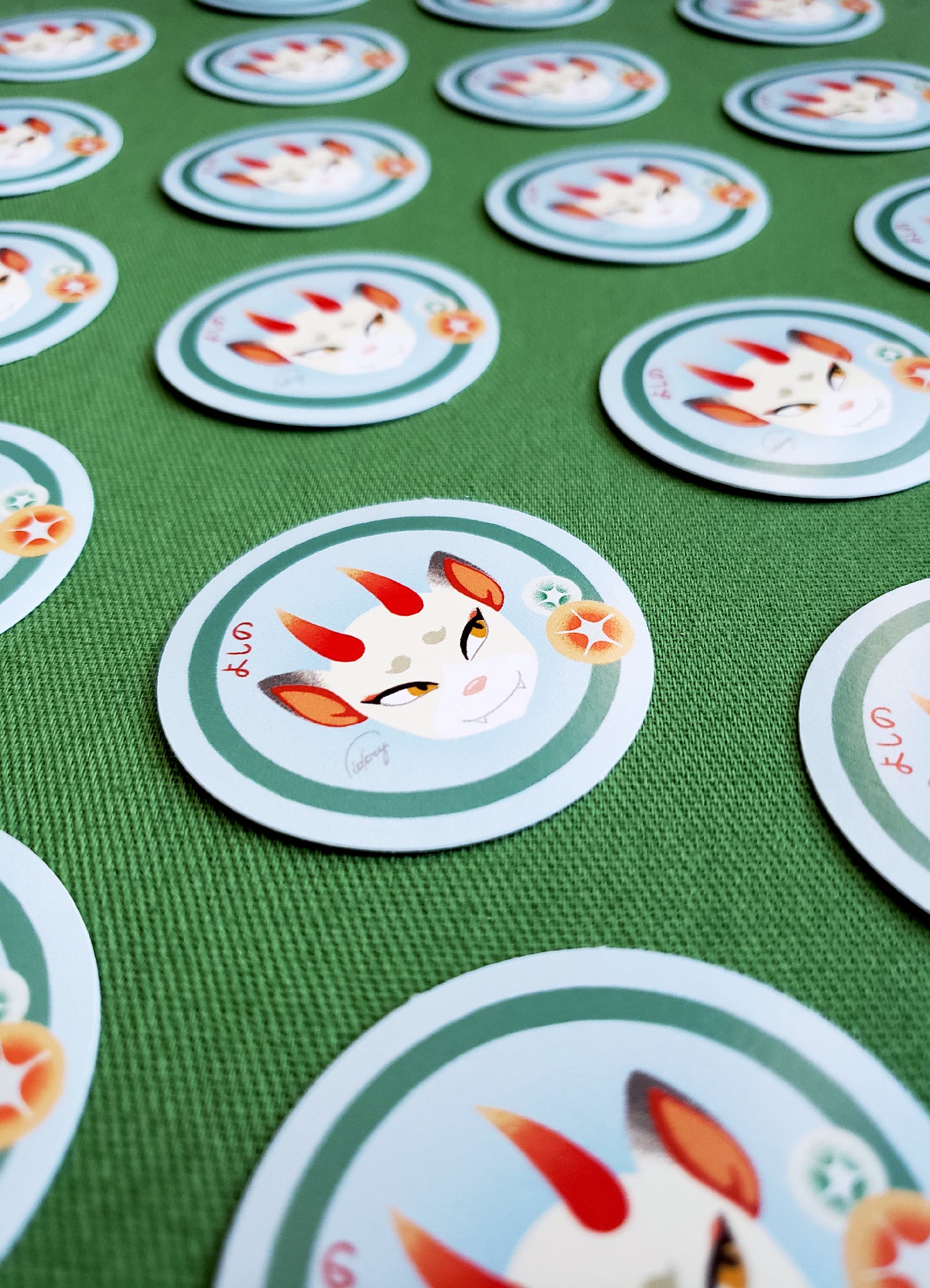 ACNH Shino Round Sticker