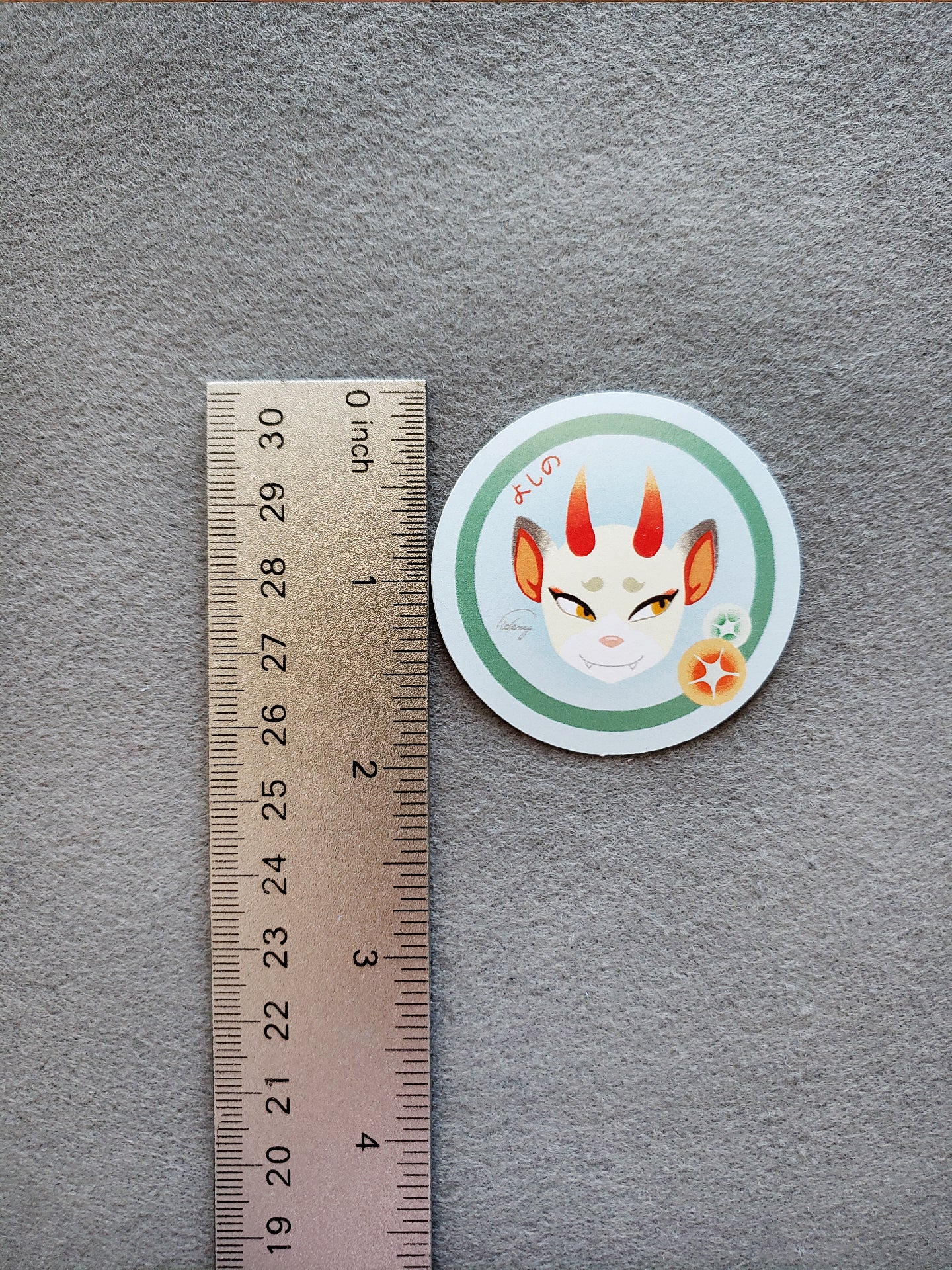 ACNH Shino Round Sticker