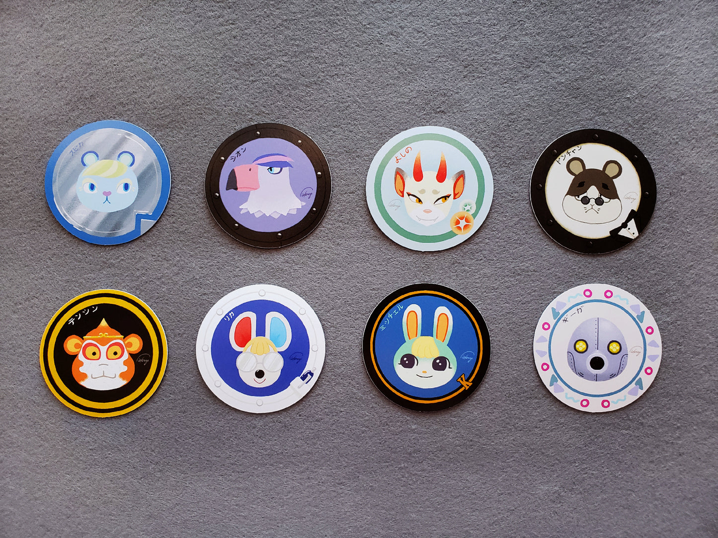 ACNH Cephalobot Round Sticker