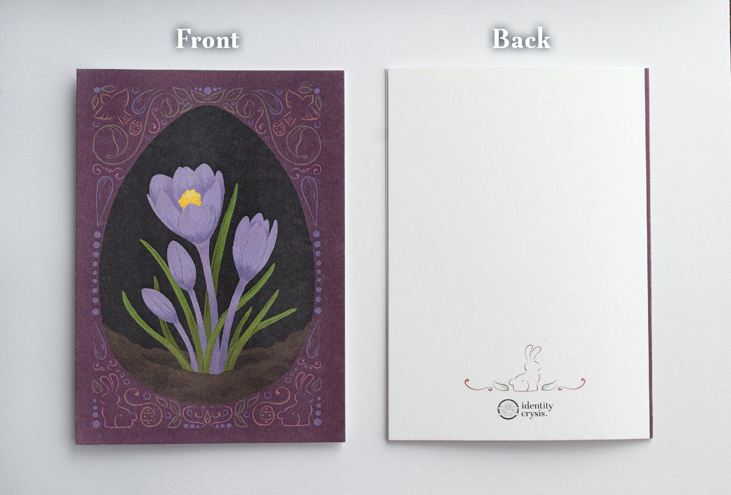 Crocus Greeting Card