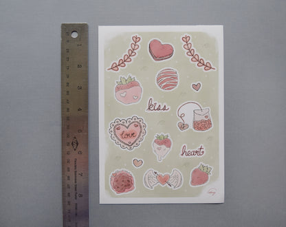 Lolita Love Core Sticker Sheet Duo