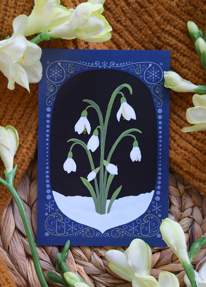 Snowdrop Mini Print