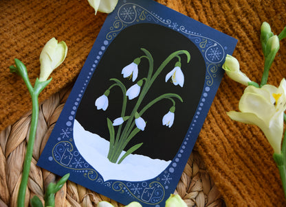 Snowdrop Mini Print